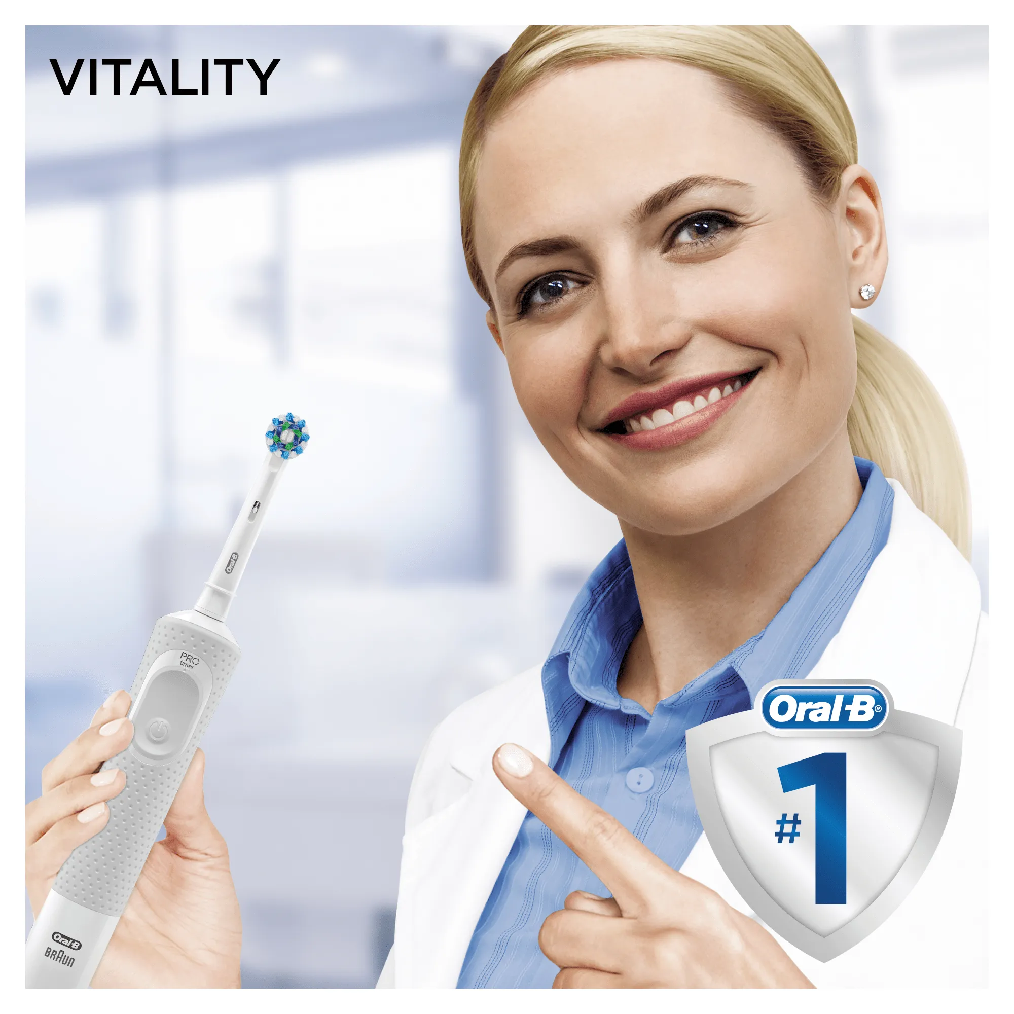 Braun Oral-B Vitality 100 CrossAction - white