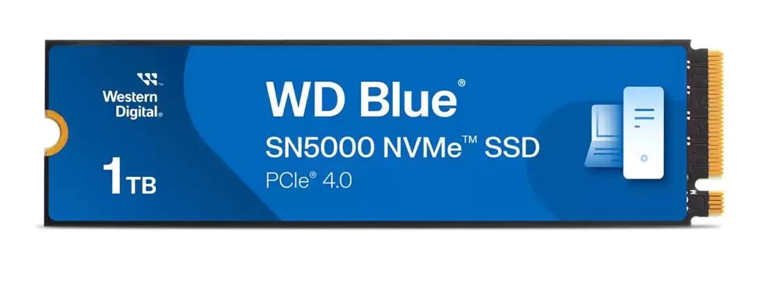 WD Blue SN5000 1 TB, PCIe 4.0, M.2 -SSD-levy