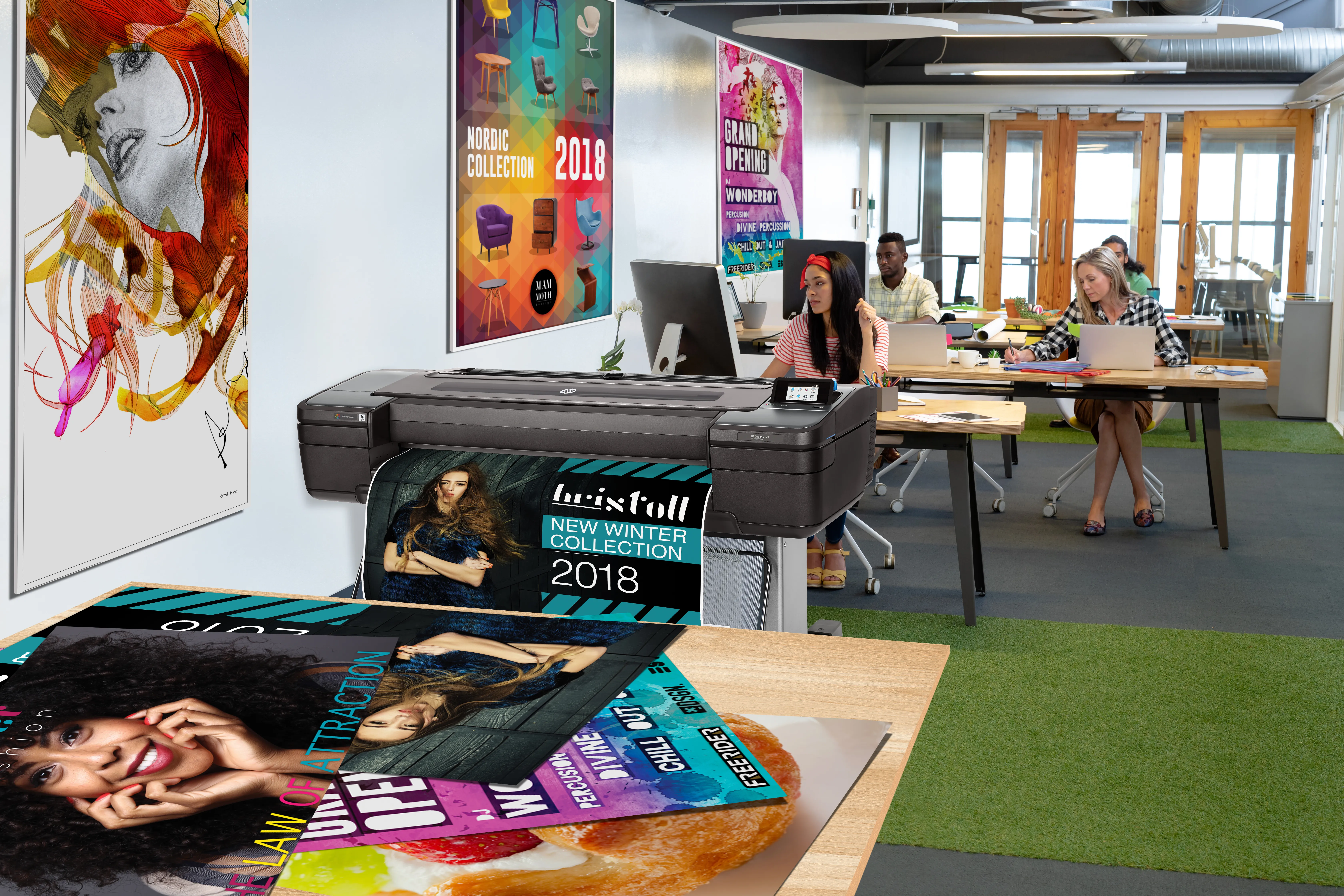 HP DesignJet Z9+24-in PostScript Printe