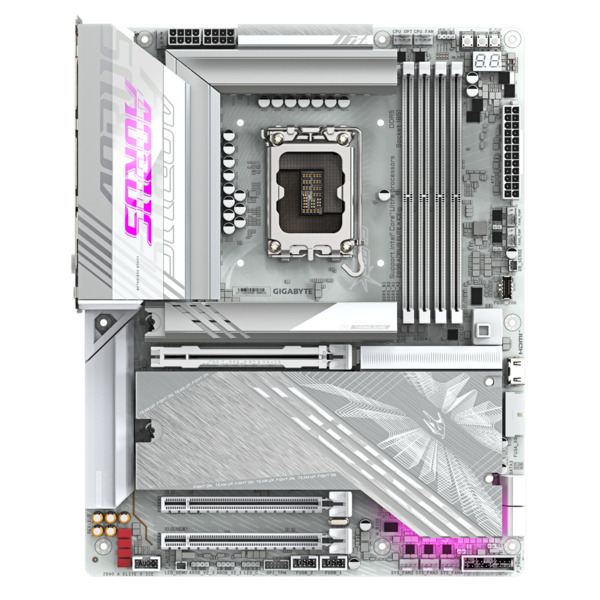 Gigabyte Z890 AORUS ELITE X ICE WiFi 7 LGA1851 ATX moderkort