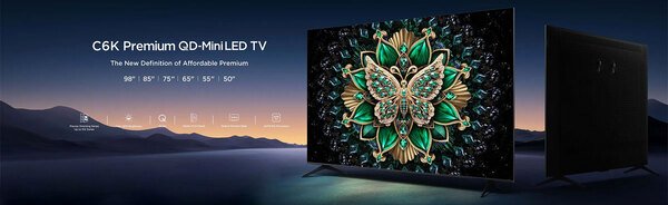 TCL C61KS 55&quot; 4K Mini LED Google TV, 120Hz, Dolby Vision, HDR10+