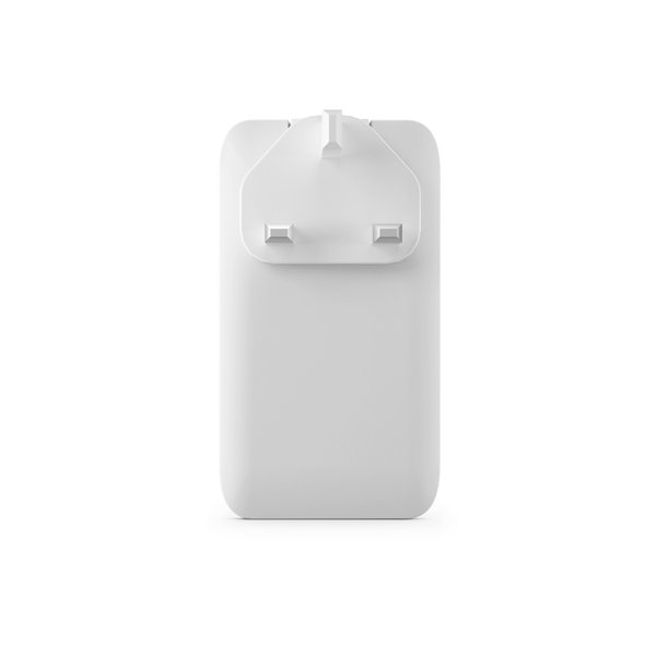 Epico Travel UltraBoost Flat GaN 65W Wall Charger EU65 | 2 &times; USB-C, 1&times; USB-A | White | Plugs for EU, UK, AU  &amp; &nbsp;US