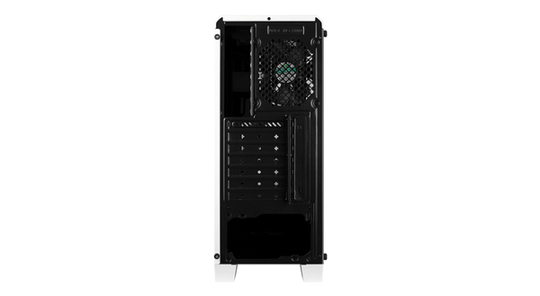 AeroCool Cylon -miditornikotelo ikkunalla ja RGB-valaistuksella, valkoinen