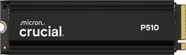 Crucial P510 2TB PCIe Gen5 2280 SSD w/ heatsink NVMe M.2