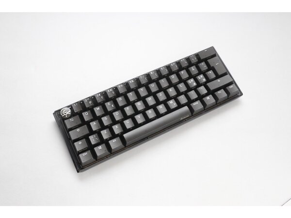 Ducky One 3 Aura 60% Mechanical Ergonomic Gaming Keyboard, Kailh Box Jellyfish Y, White