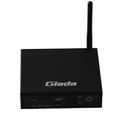 GIGABYTE F202-BB200 N2807, 2 GB mini-PC, mini, svart