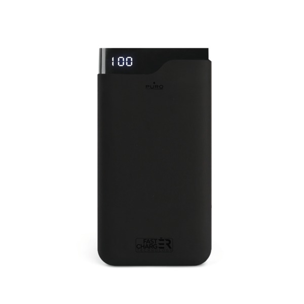 Power Bank 15000mAh 2USB-A + 1USB-C 15W, Black