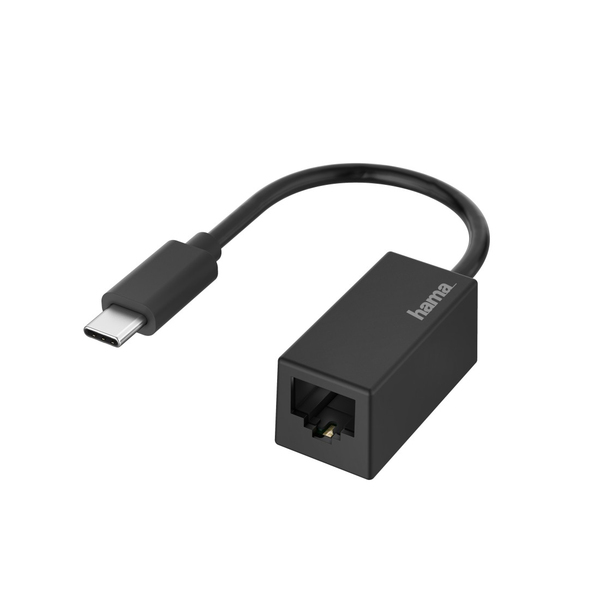 HAMA N&auml;tverksadapter USB-C 3.1 till RJ45/LAN