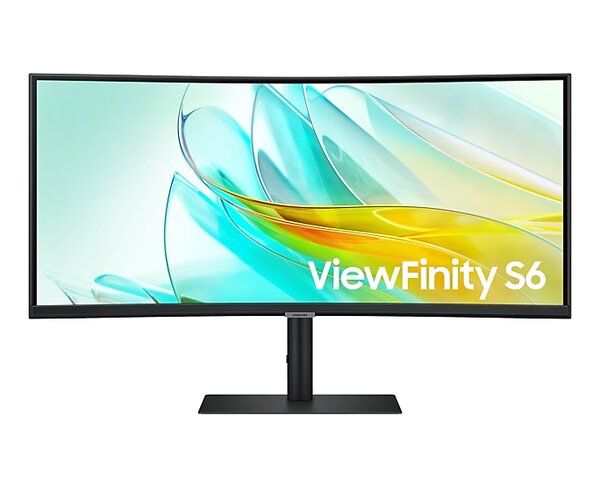 Samsung 34&quot; ViewFinity S6 S65UC. Ultra-WQHD. 100Hz, 5ms, VA -kaareva n&auml;ytt&ouml;