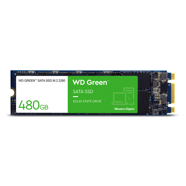 WD Green WDS480G3G0B 480 Gt, SATA III, M.2 -SSD-levy