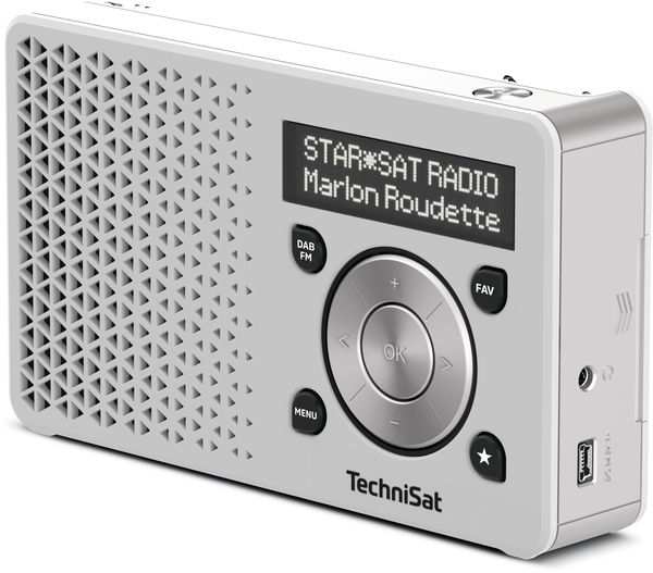 DigitRadio 1 white/silver DigitRadio 1, Portable,