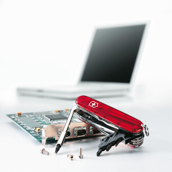 Victorinox Cyber Tool M mellanstor fickkniv, r&ouml;d, 91 mm