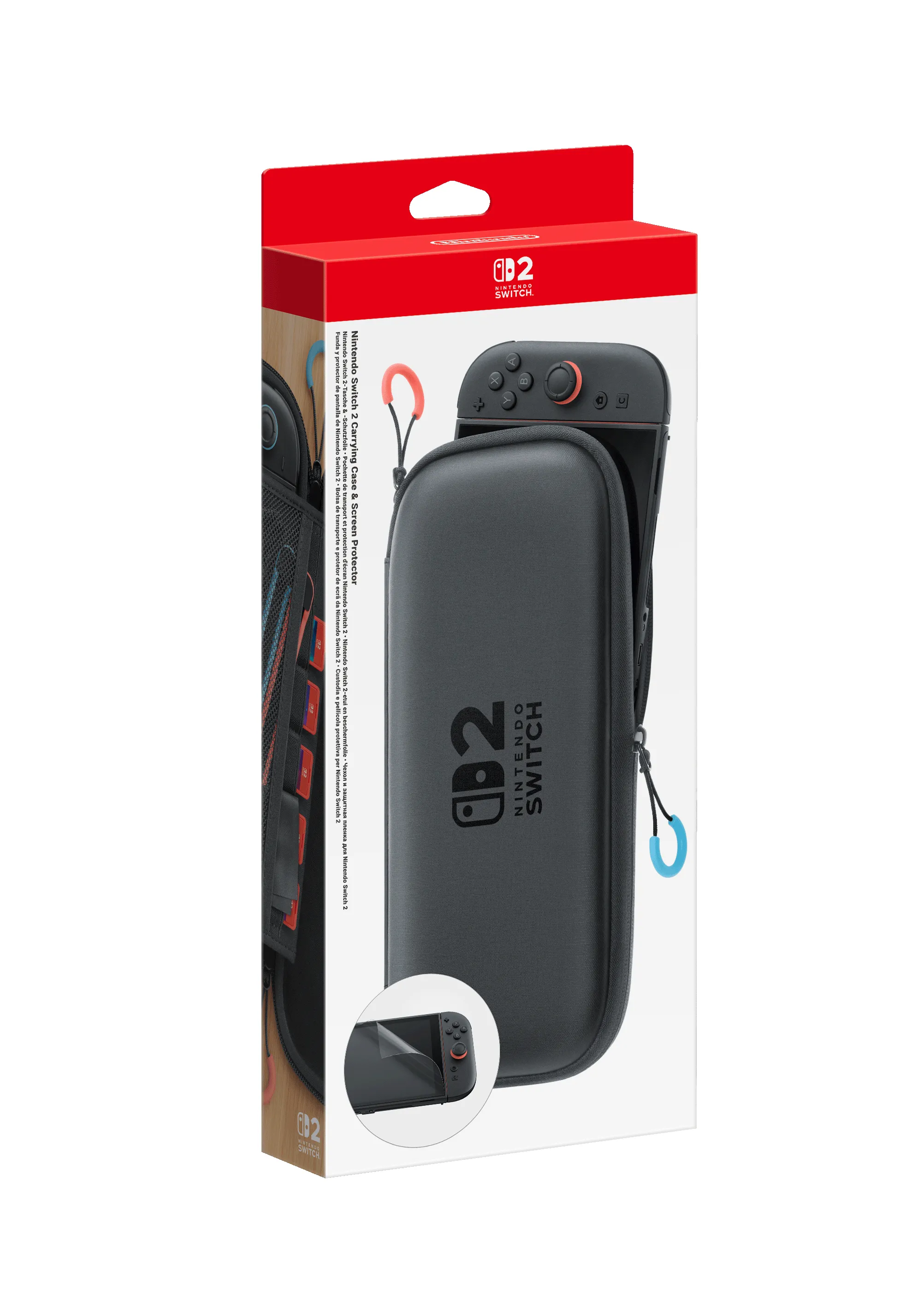 Nintendo Switch 2 -kovakuorinen kantolaukku, musta
