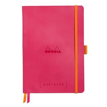 Rhodia Goalbook soft raspberry A5 dot ivory