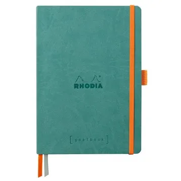 Rhodia Goalbook soft aqua A5 dot ivory