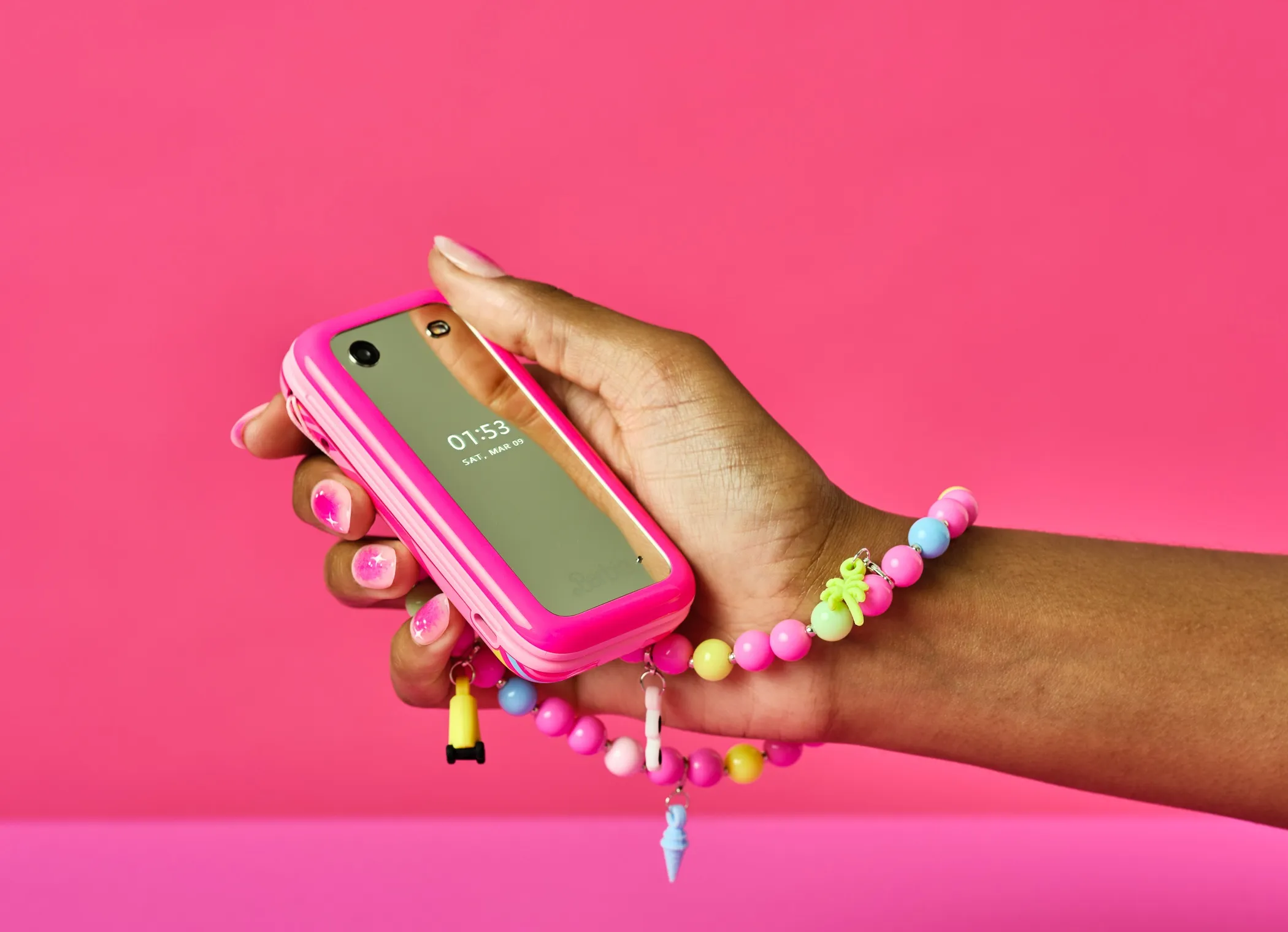 Nokia HMD Barbie Android - mobile phone, pink