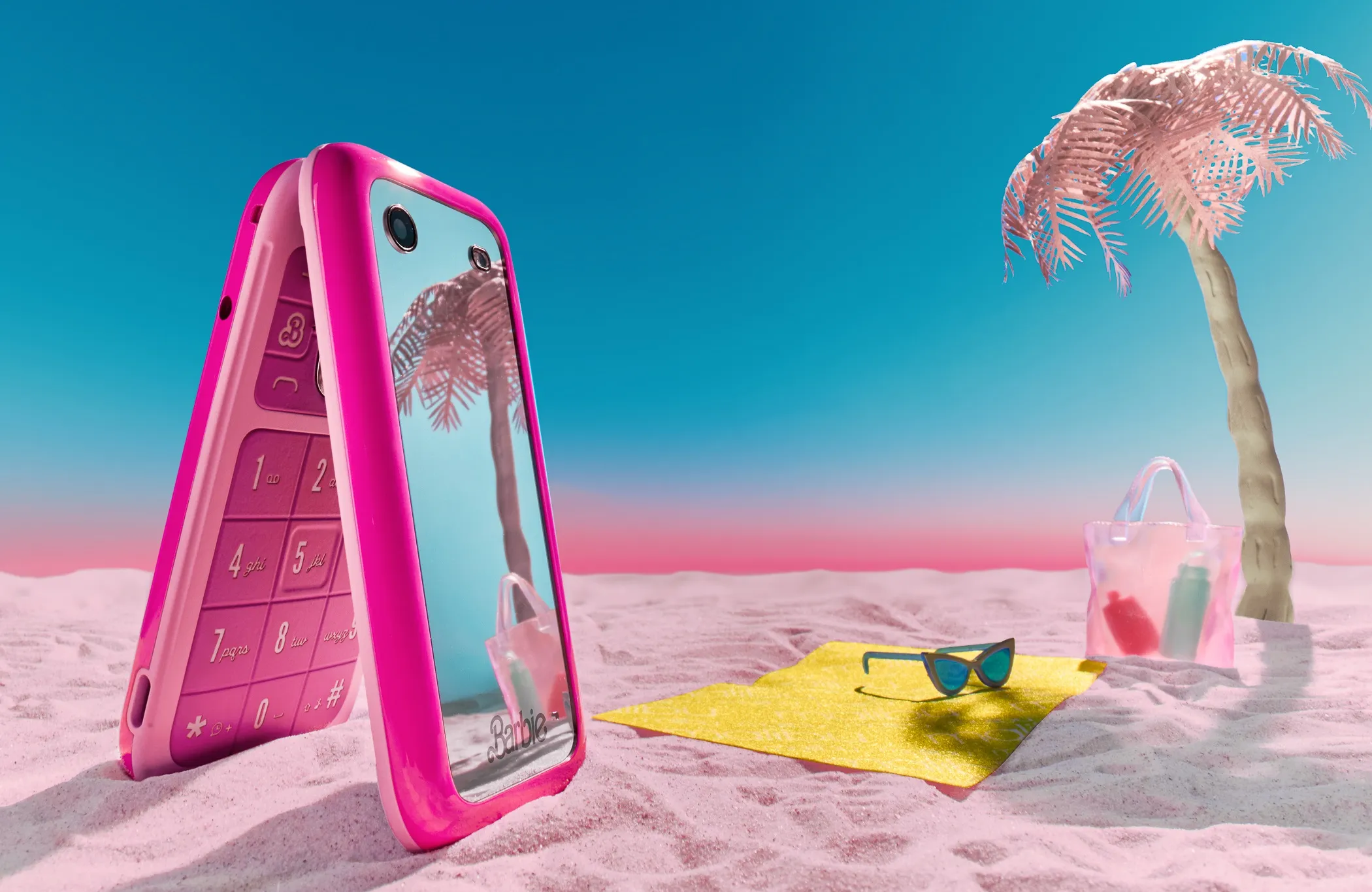 Nokia HMD Barbie Android - mobile phone, pink
