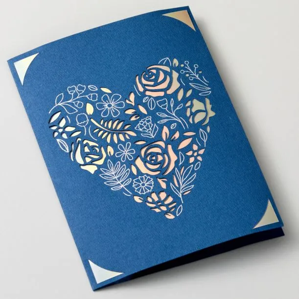 Cricut Insert Cards FOIL Celebration S40 (12,1 cm x 12,1 cm) 14-pack