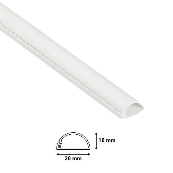 D-LINE Kabelkanal Kit 20x10mm 4x Kabelkanal/Tillbehör 1.0m