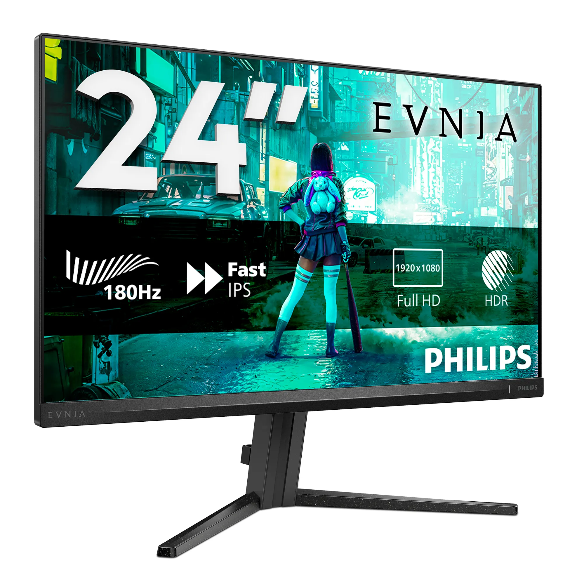Philips Evnia 3000 24M2N3200S 23.8" Full HD, IPS, 180Hz, HDR gamingsk&auml;rm
