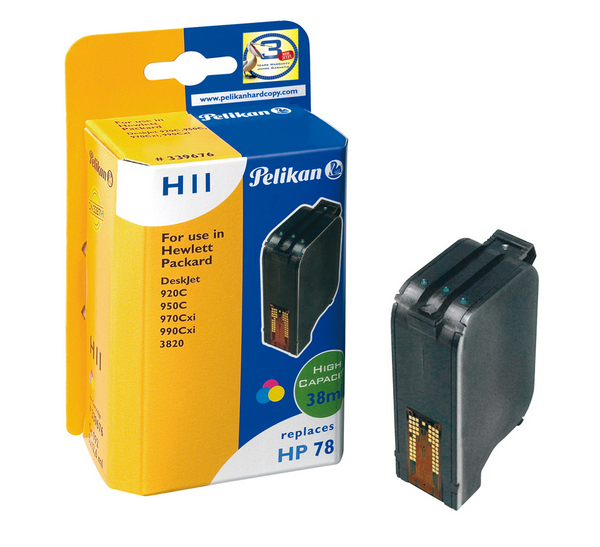 Pelikan C6578AE HP 78 compatible 3-color ink cartridge H11