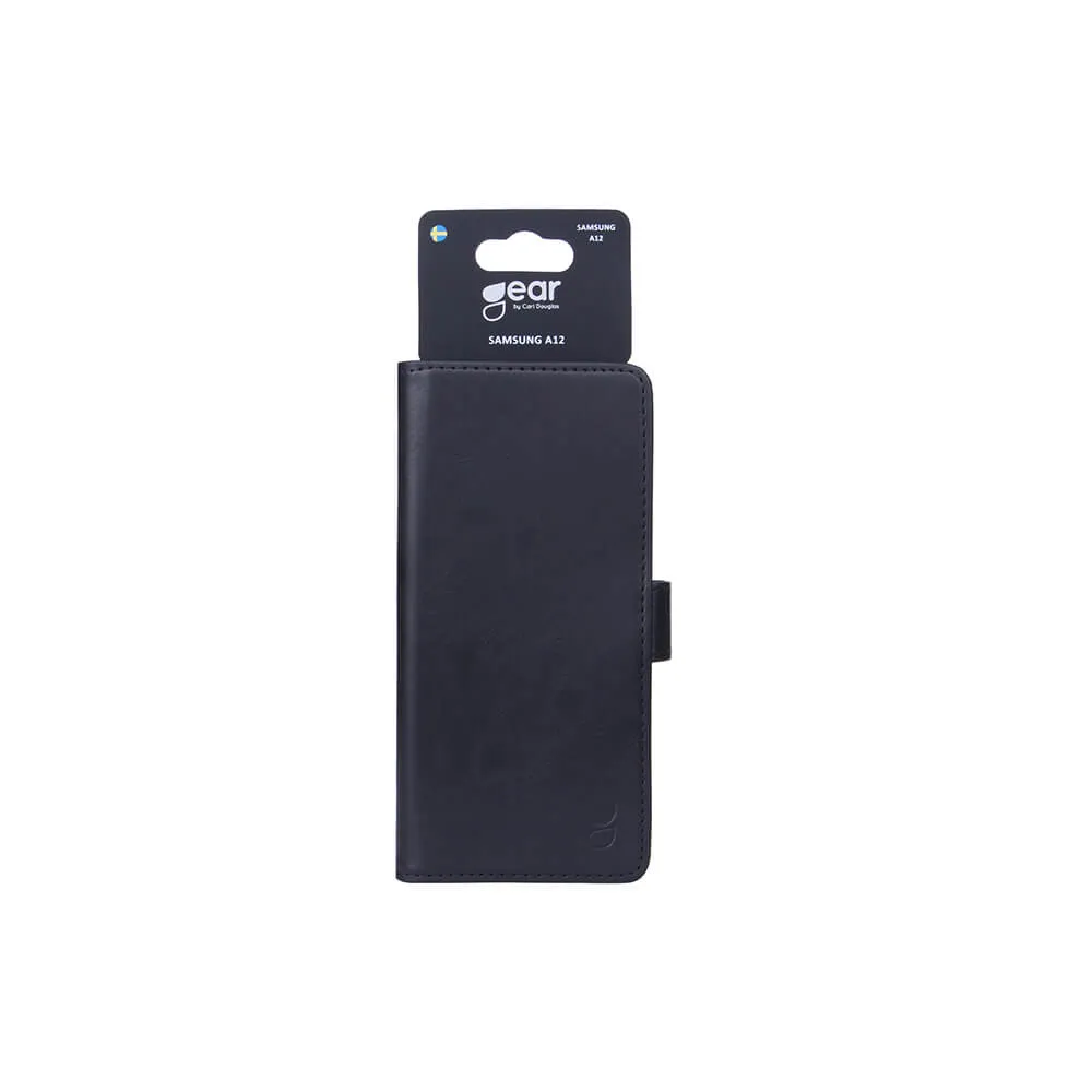 (Bargains) GEAR Wallet, Galaxy A12 - Wallet Case, Black