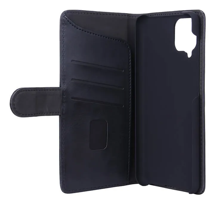 GEAR Wallet, Galaxy A12 -lompakkokotelo, Musta
