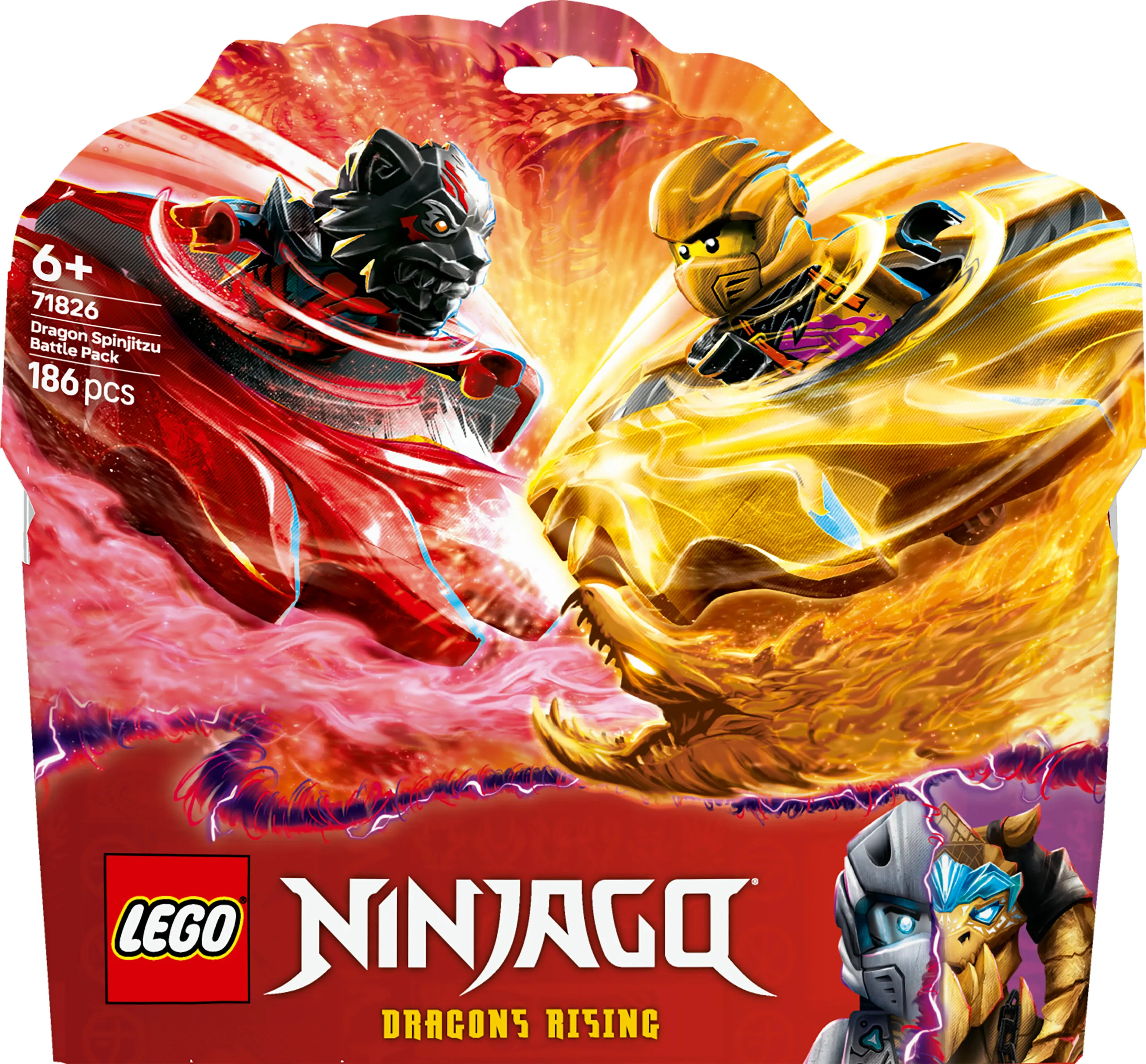 LEGO NINJAGO Spinjitzu-lohik&auml;&auml;rmetaistelupaketti 71826