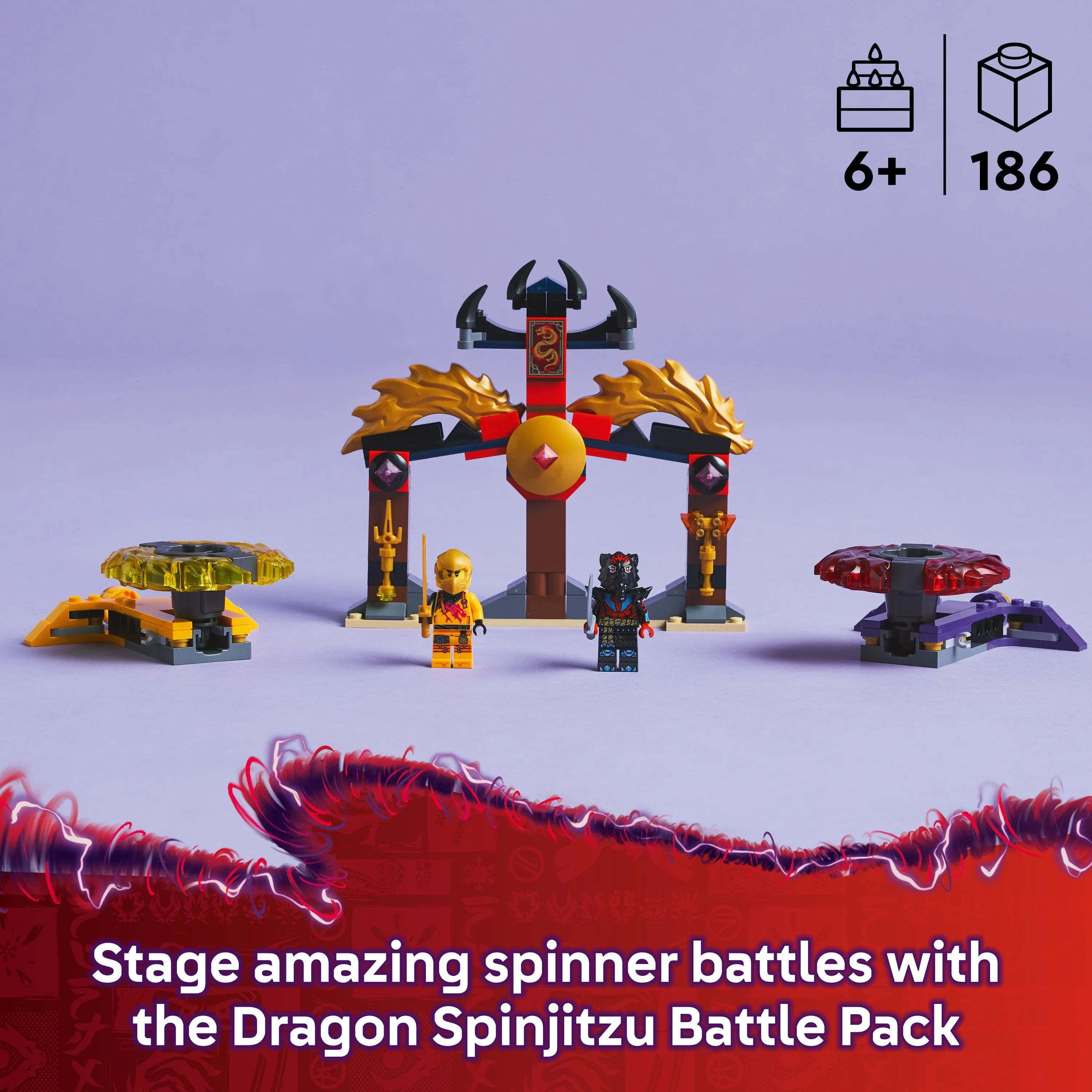 LEGO NINJAGO Spinjitzu-lohik&auml;&auml;rmetaistelupaketti 71826