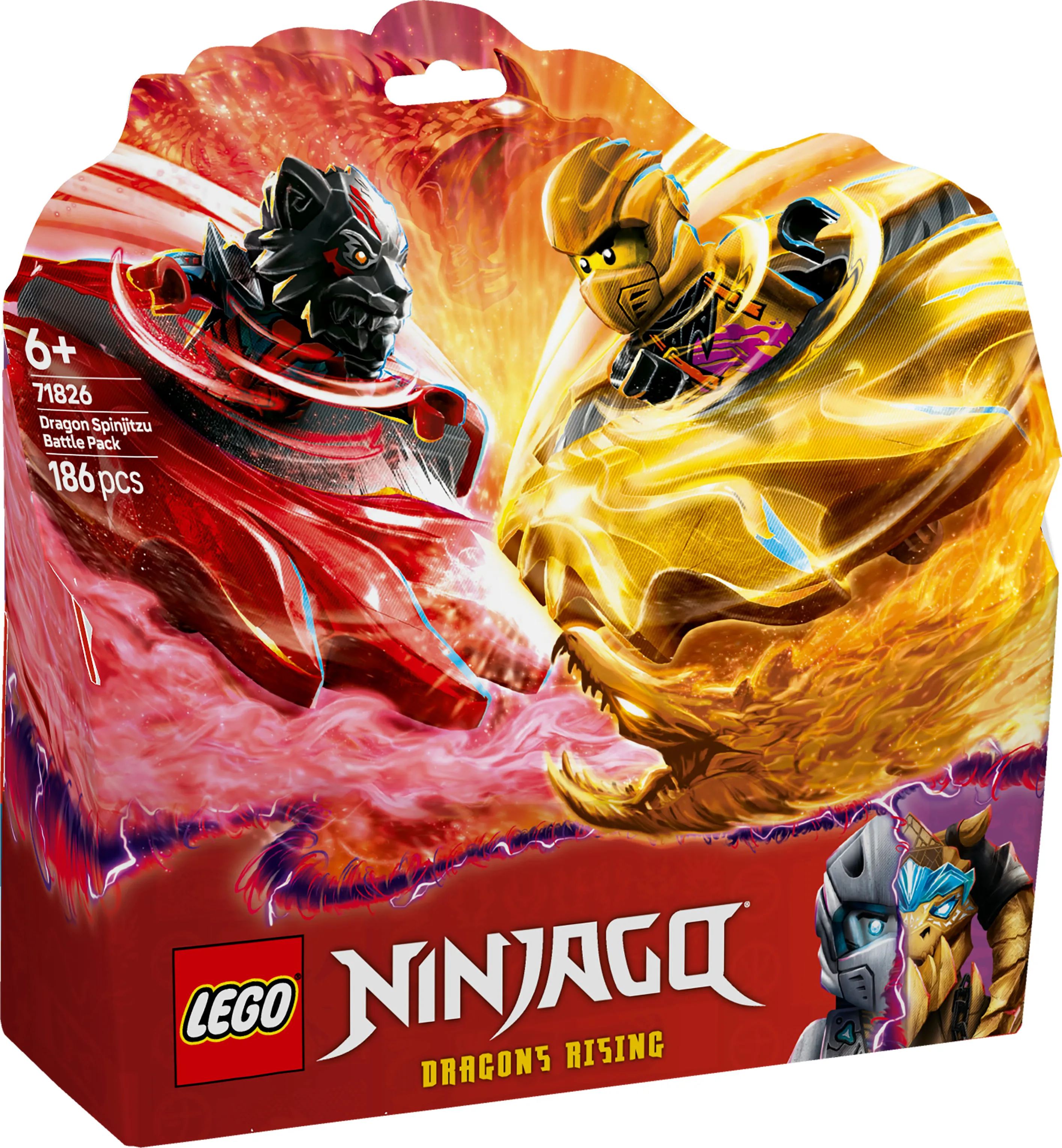 LEGO NINJAGO Spinjitzu-lohik&auml;&auml;rmetaistelupaketti 71826