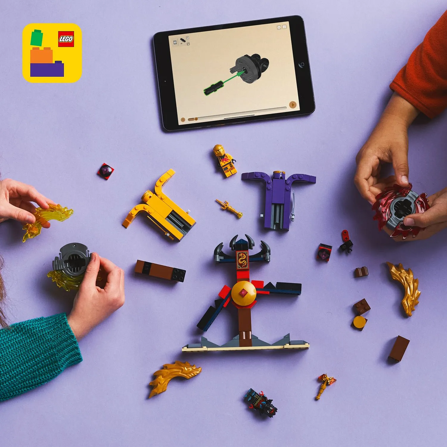 LEGO NINJAGO Spinjitzu-lohik&auml;&auml;rmetaistelupaketti 71826