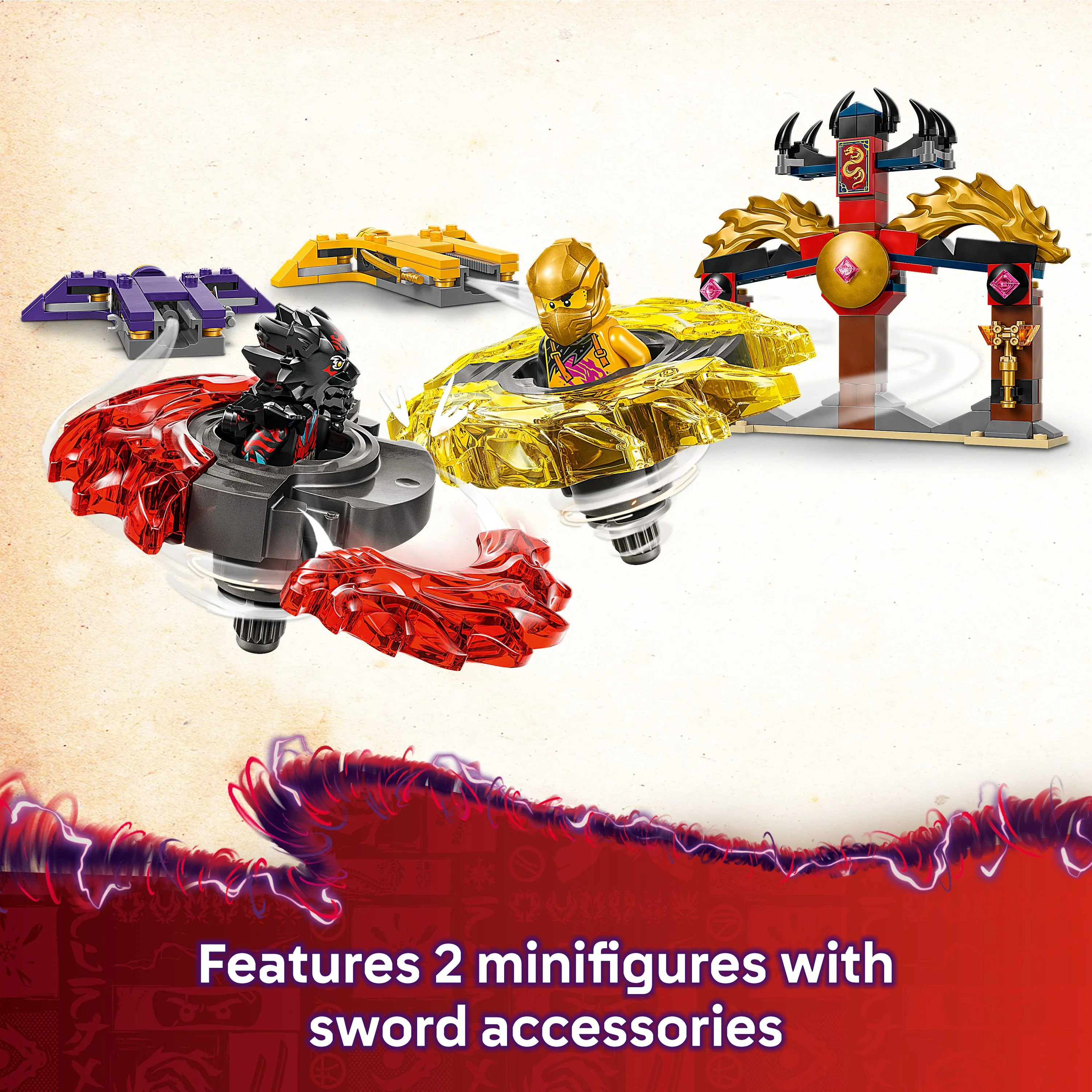 LEGO NINJAGO Spinjitzu-lohik&auml;&auml;rmetaistelupaketti 71826