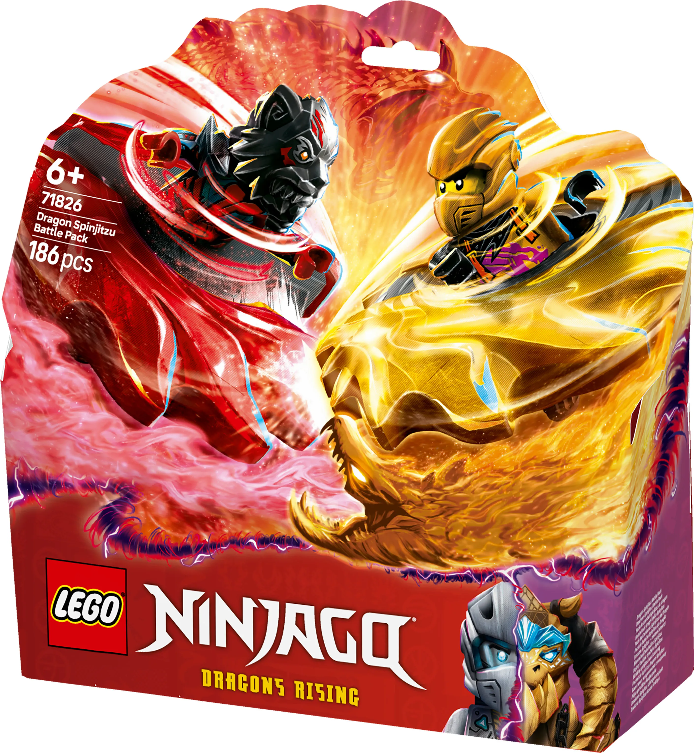 LEGO NINJAGO Spinjitzu-lohik&auml;&auml;rmetaistelupaketti 71826