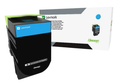 Lexmark 80C0X20 Extra High Yield Toner cartridge, Cyan