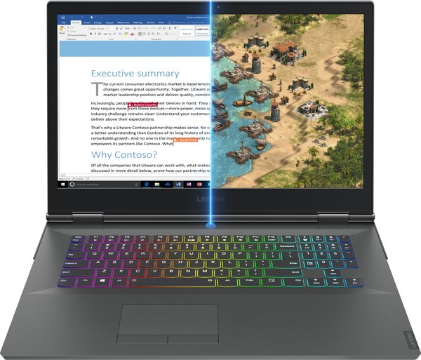 Lenovo 17.3" Legion Y740, GeForce RTX 2070, Win 10 - Gaming notebook