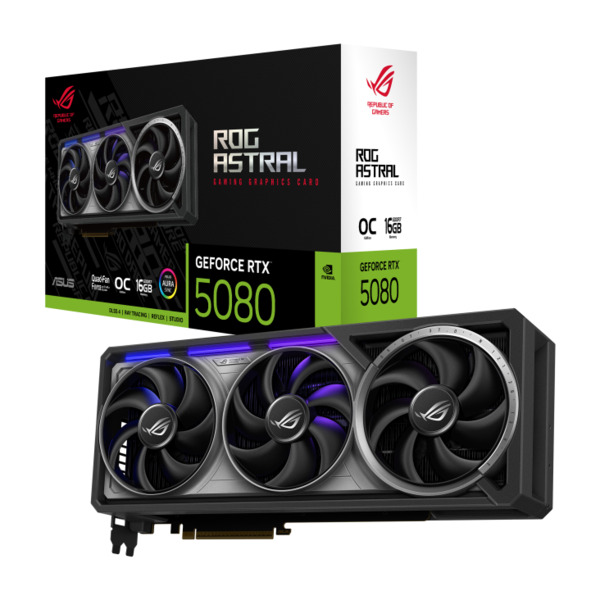 Asus GeForce RTX 5080 16GB ROG Astral OC Gaming - graphics card