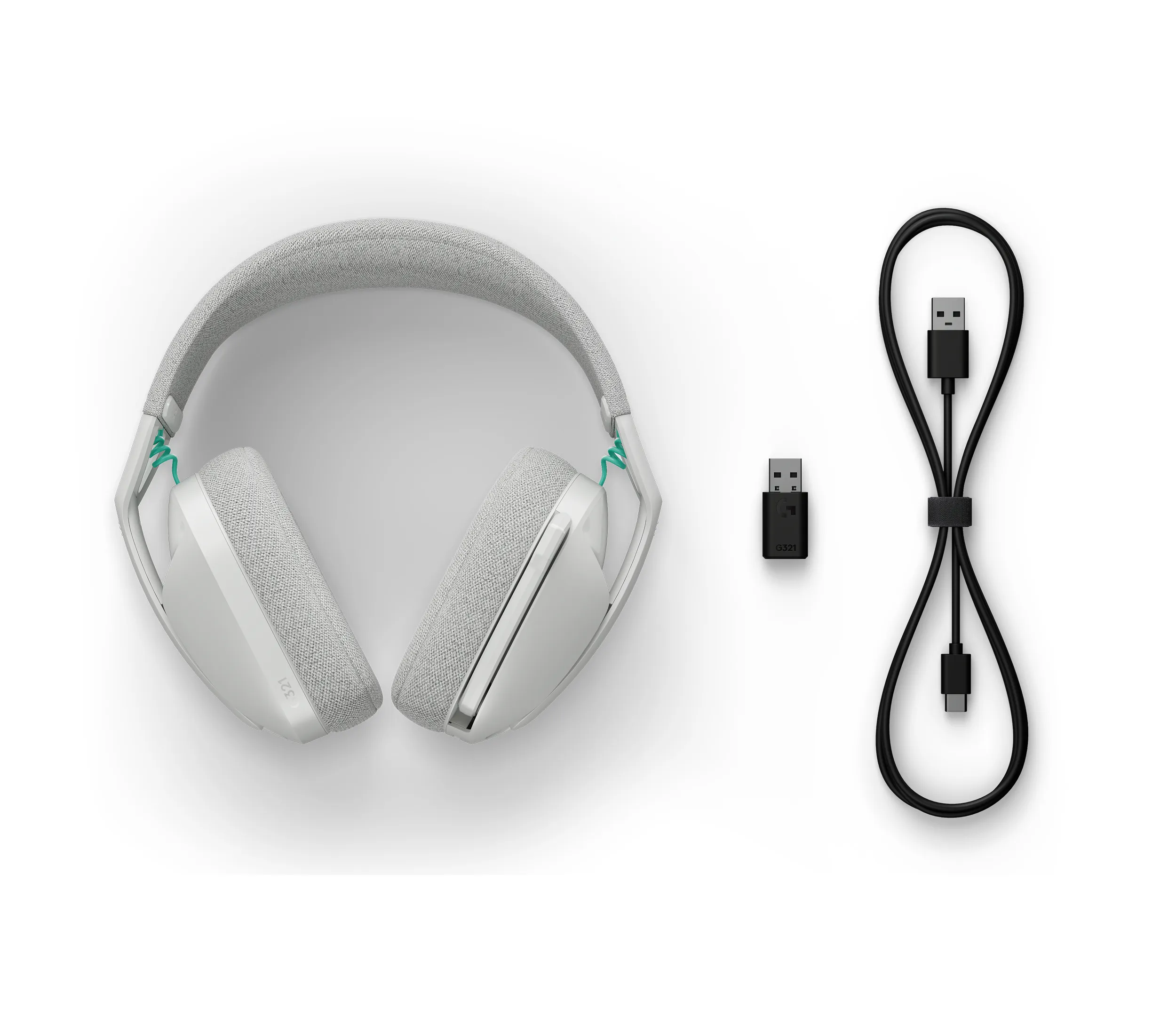 Logitech G321 LIGHTSPEED Wireless Gaming Headset, White