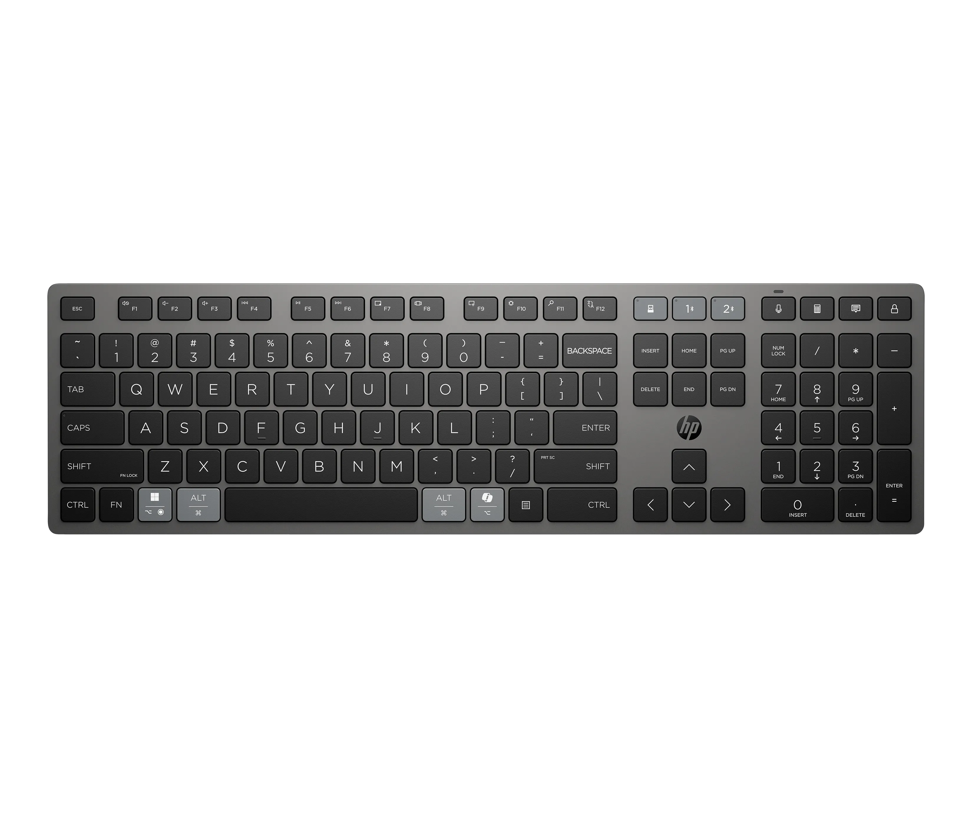 HP 725 Multi-Device Rechargeable Wireless Keyboard Smartbuy