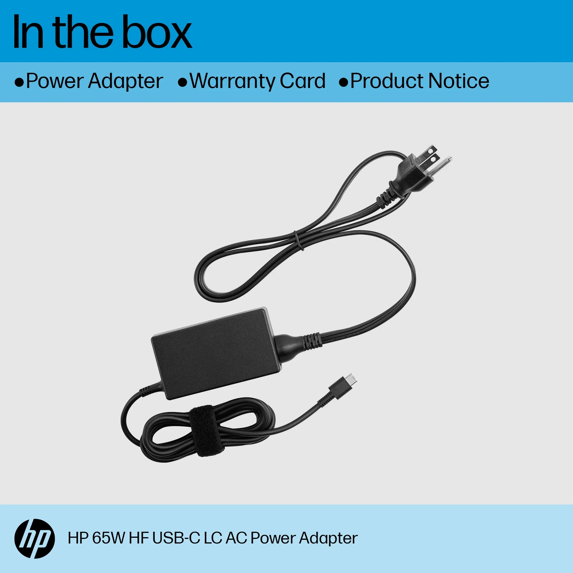 HP 65W Halogen Free LC USB-C AC Adapter