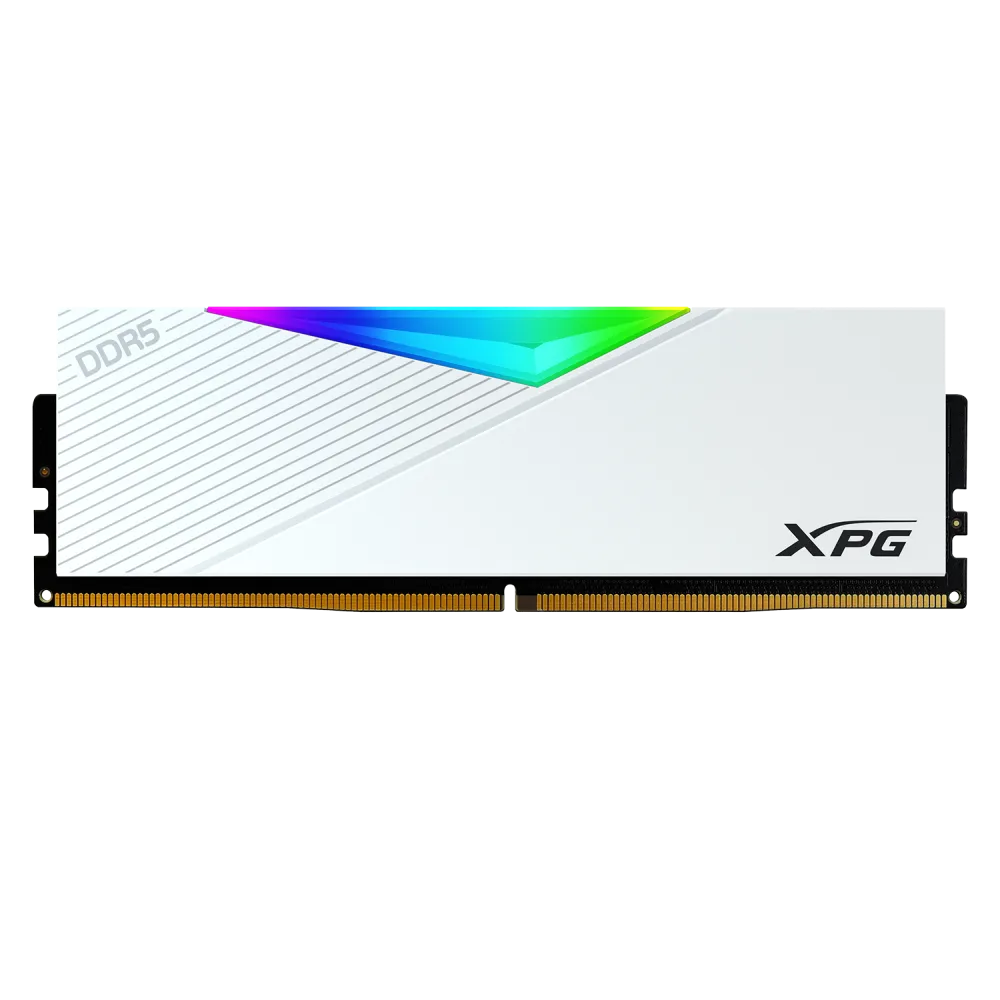 ADATA DDR5 16GB - 5200 - CL - 38 - Single-Kit - DIMM - AX5U5200C3816G-CLARWH, XPG LANCER RGB - white