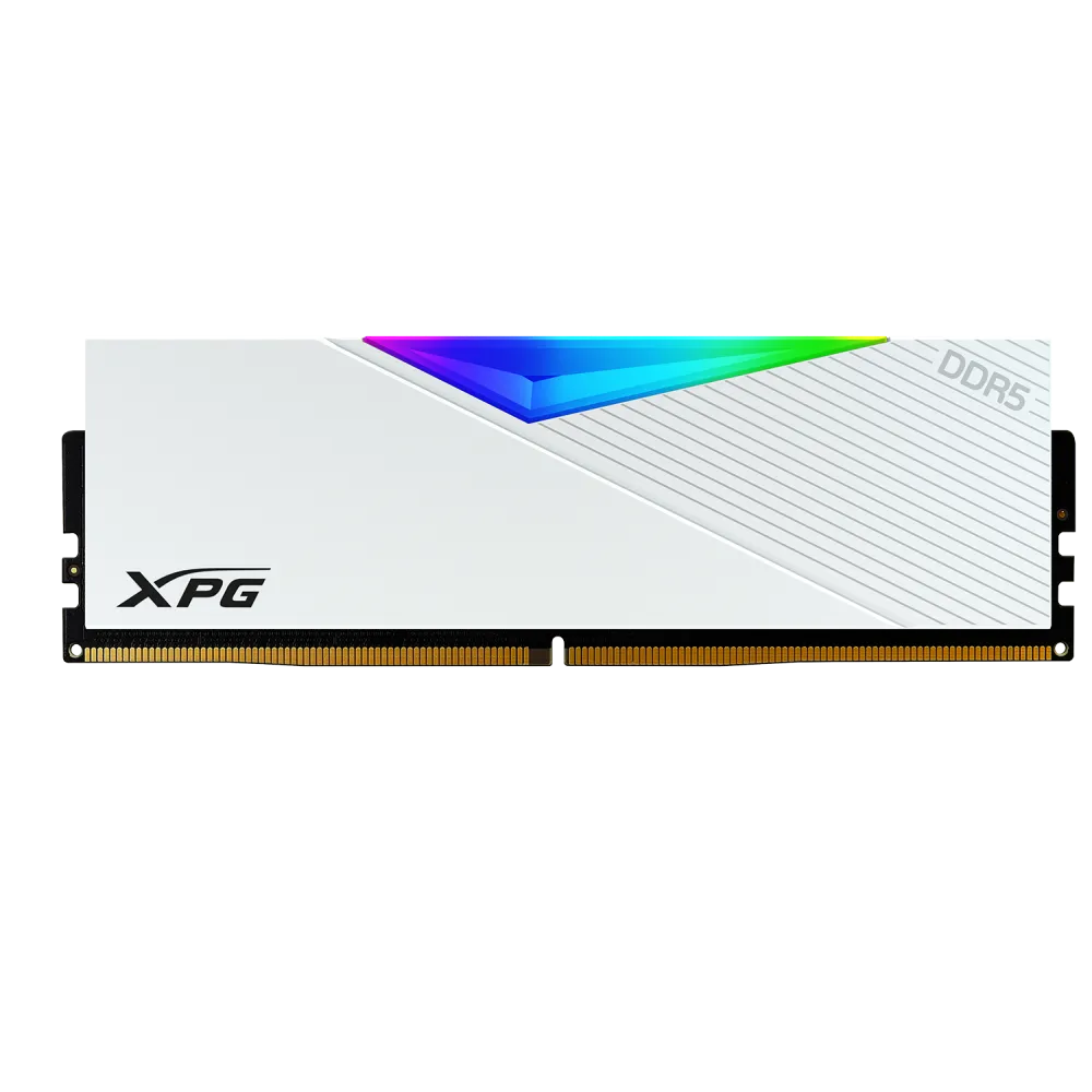 ADATA DDR5 16GB - 5200 - CL - 38 - Single-Kit - DIMM - AX5U5200C3816G-CLARWH, XPG LANCER RGB - white