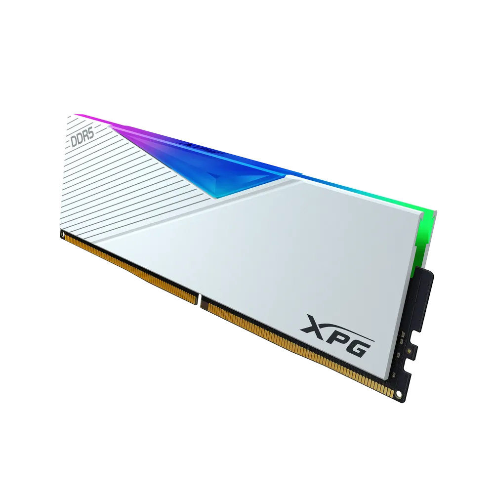 ADATA DDR5 16GB - 5200 - CL - 38 - Single-Kit - DIMM - AX5U5200C3816G-CLARWH, XPG LANCER RGB - white