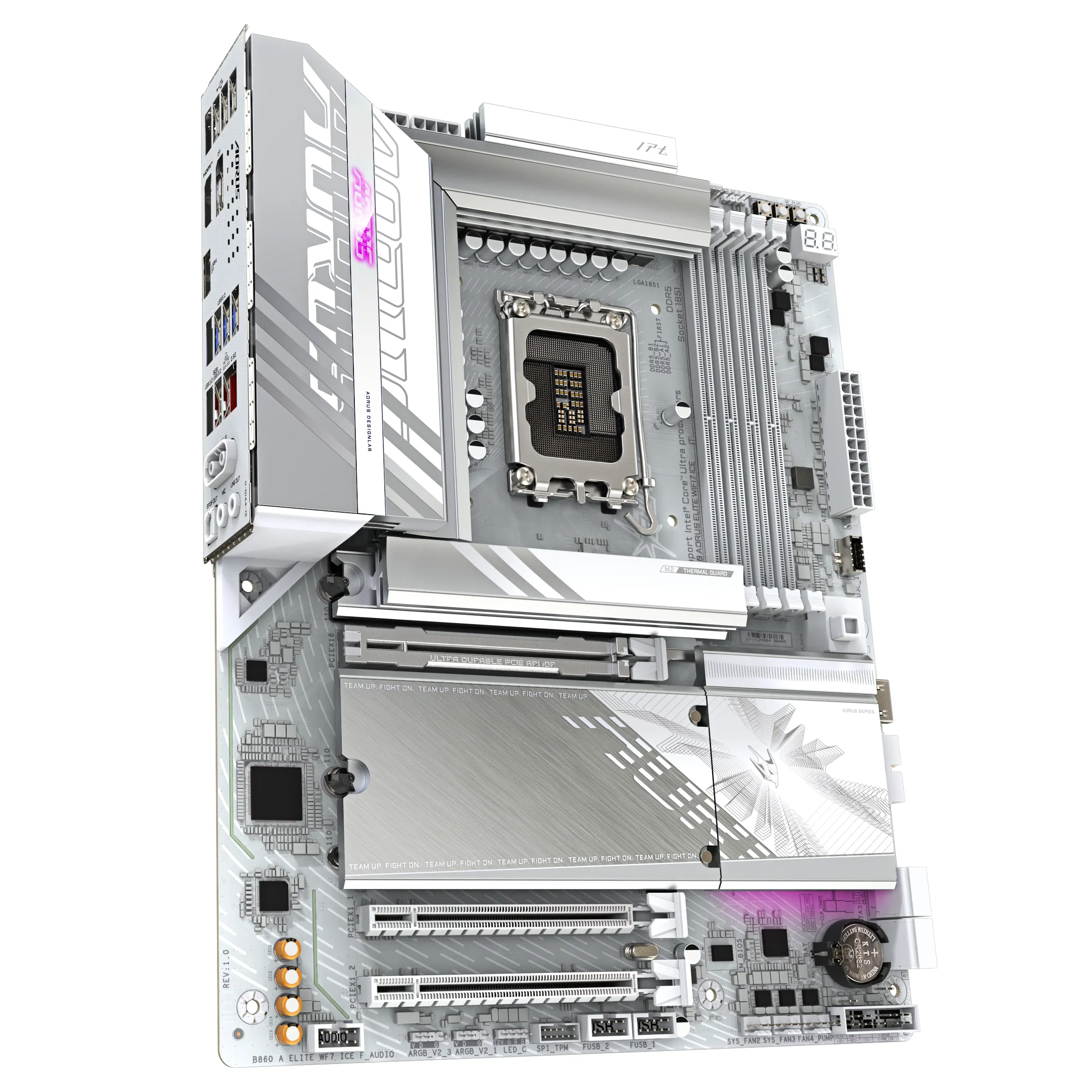 Gigabyte B860 AORUS ELITE WIFI7 ICE LGA 1851 DDR5 ATX - motherboard