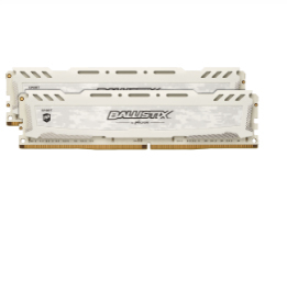 Crucial 8GB (2x4GB) Ballistix Sport LT, DDR4 2666MHz - valkoinen