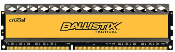 Crucial 8GB (1x8GB) Ballistix Tactical, DDR3 1600MHz - keltainen