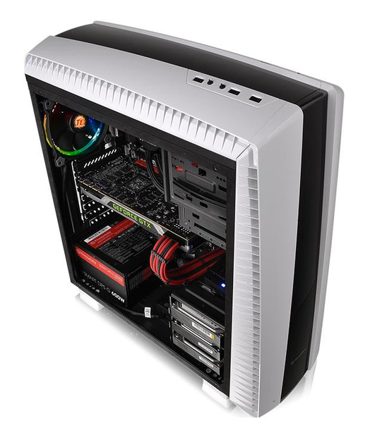Thermaltake Versa N27 Snow TG Midi Tower PC Case