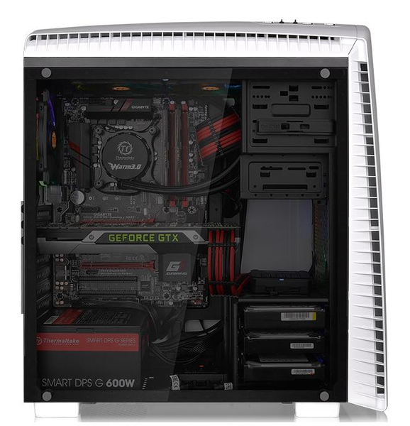 Thermaltake Versa N27 Snow TG Midi Tower PC Case