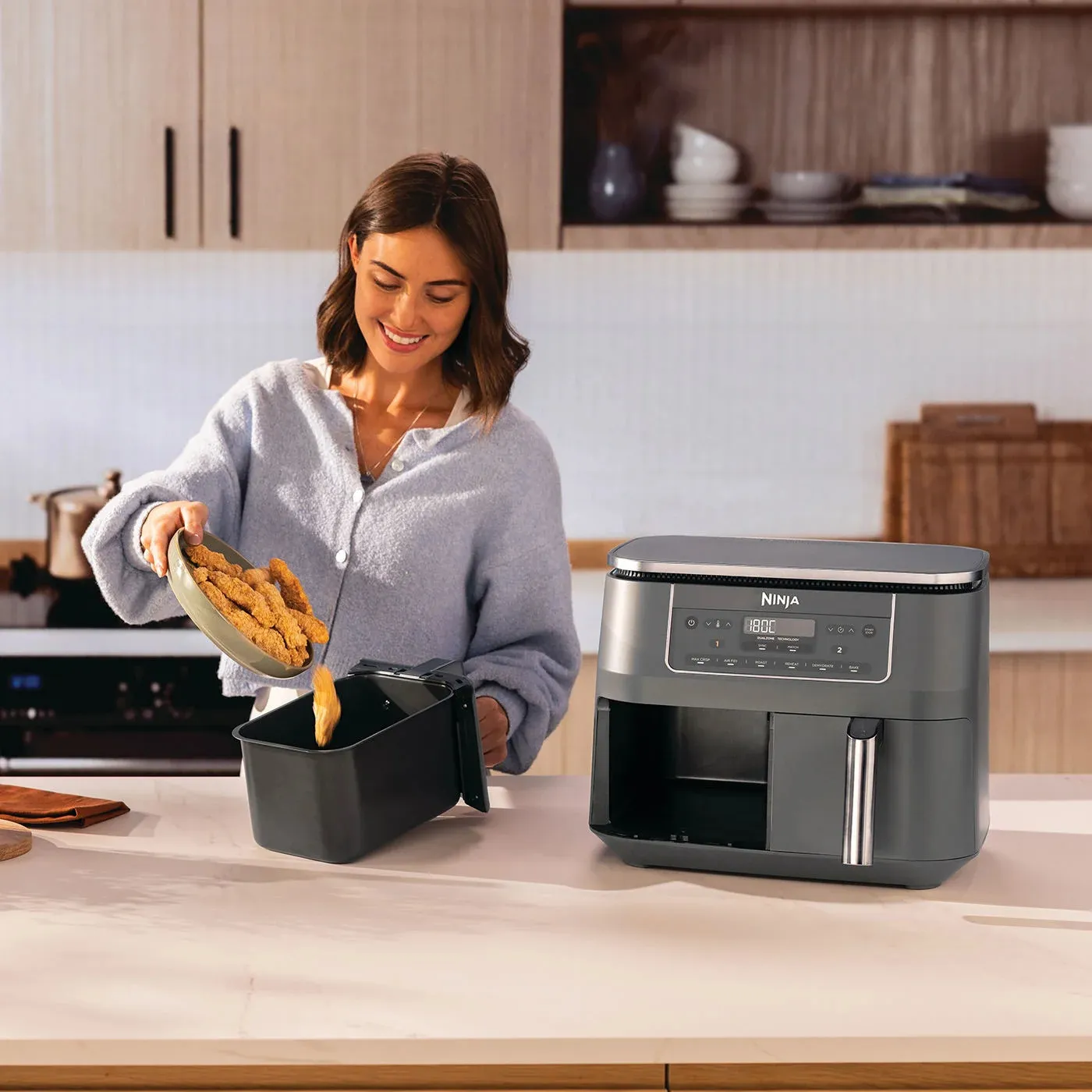 Ninja Dual Zone - air fryer, Dark Grey
