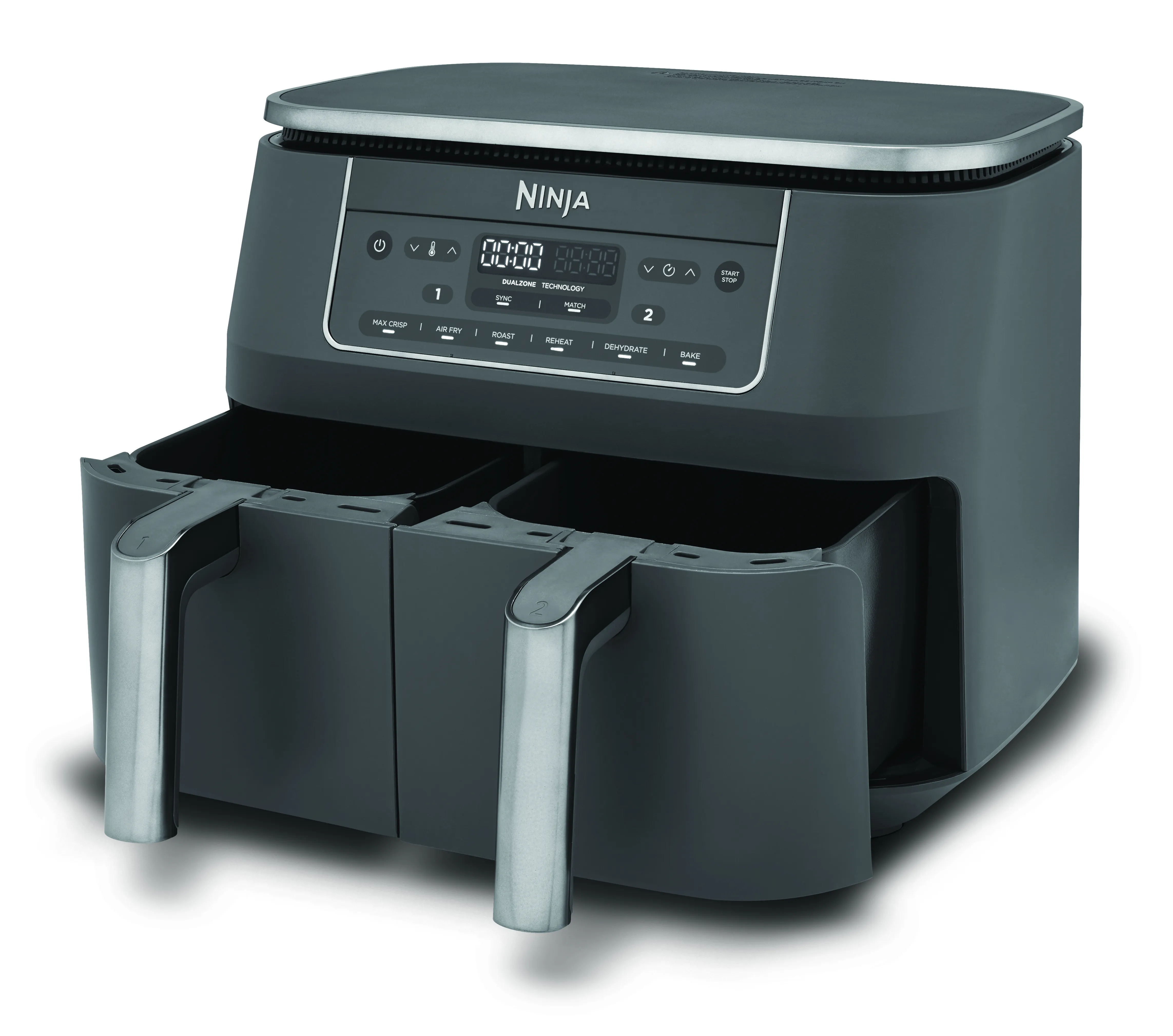 Ninja DZ300EU, 7,6 l, 3,2 kg, 2400 W, airfryer, harmaa