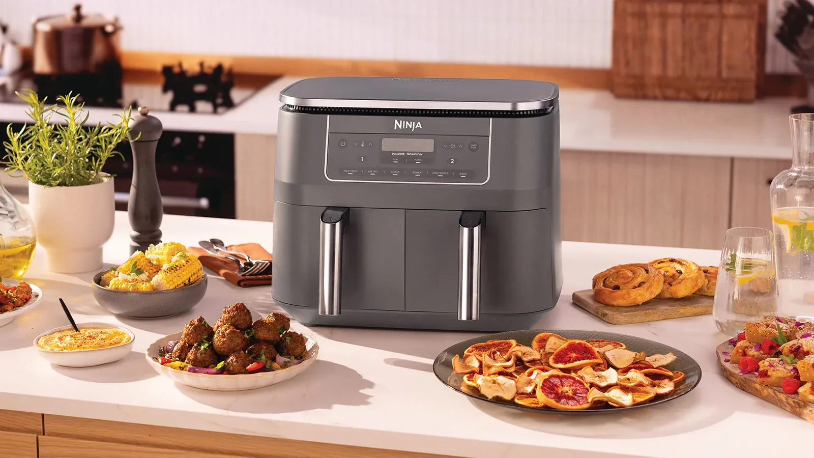 Ninja Dual Zone - air fryer, Dark Grey